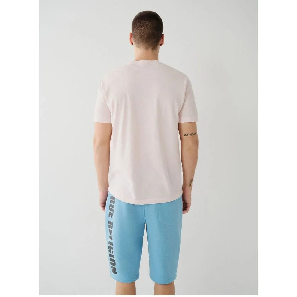 True Religion men t-shirt tee 107191 pale lilac big buddha cotton sz XL $59